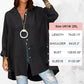 Women's Casual Solid Color Long Sleeve Button Down Shirt