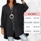 Women's Casual Solid Color Long Sleeve Button Down Shirt