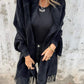 🌹Women's Long Sleeve Casual Tassel Shawl Coat