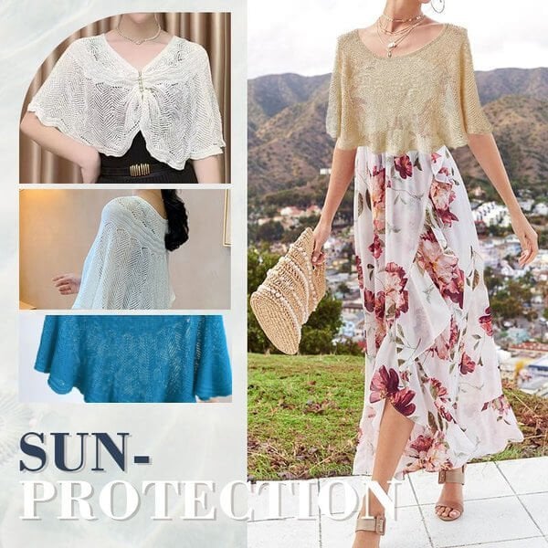 Knitted Sun-proof Shawl