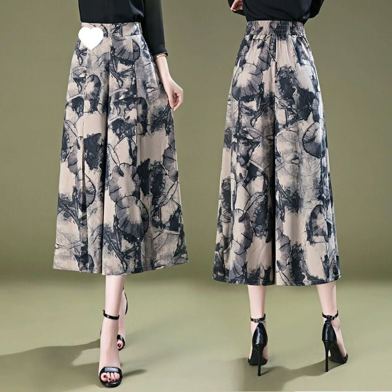 💐Women’s  Elegant Chiffon Wide Leg Culottes