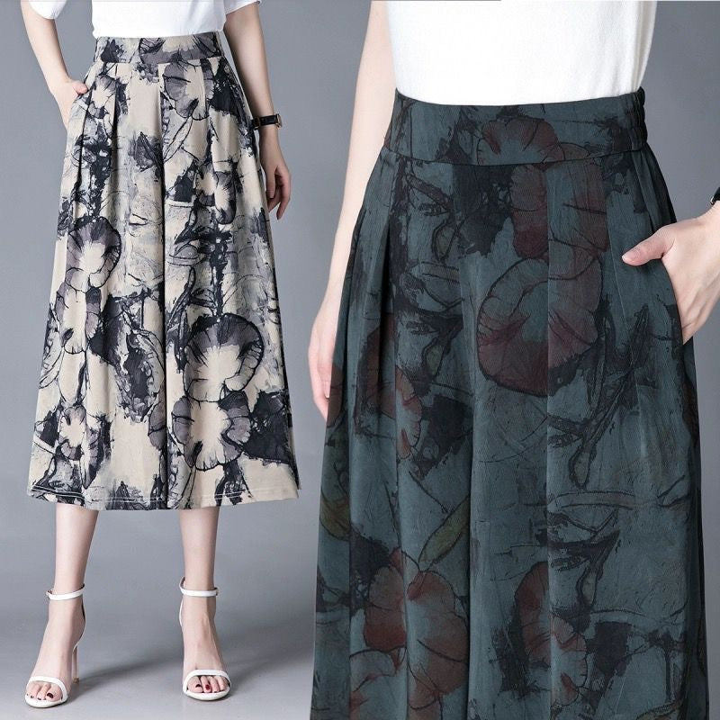 💐Women’s  Elegant Chiffon Wide Leg Culottes