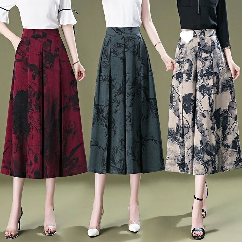 💐Women’s  Elegant Chiffon Wide Leg Culottes