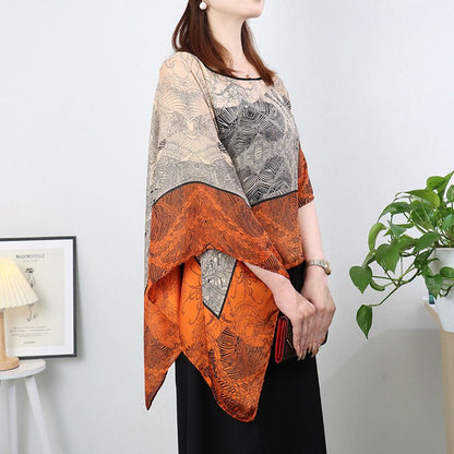 Noble Sunscreen Faux Silk Scarf Shawl for Women