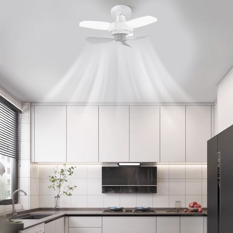 Household Ceiling Fan with Light and Remote Control