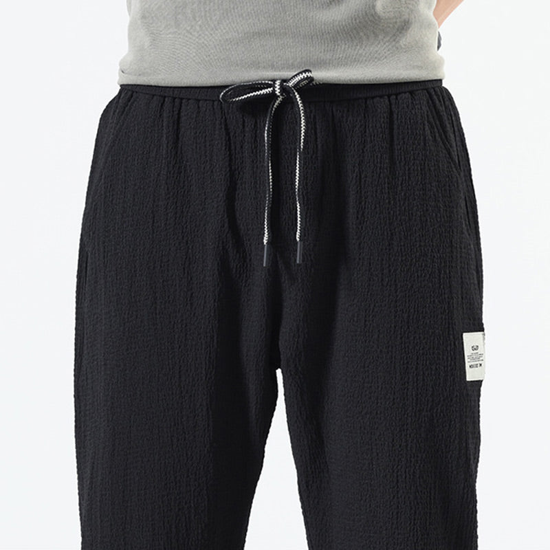 Men's Summer Breathable Cooling Drawstring Casual Pants