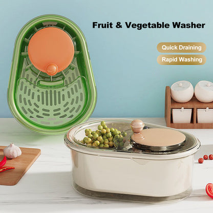 Multipurpose Household Hand Crank Fruit & Vegetable Washer