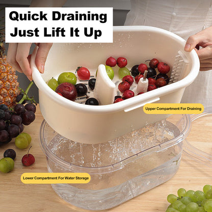 Multipurpose Household Hand Crank Fruit & Vegetable Washer