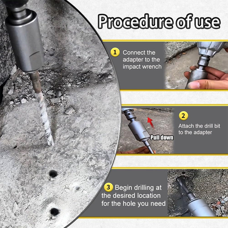 Electric Wrench to Hammer Adapter