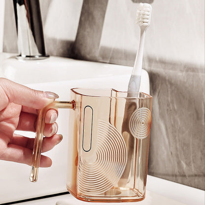 Luxury Gargle Cup with Toothbrush Slot