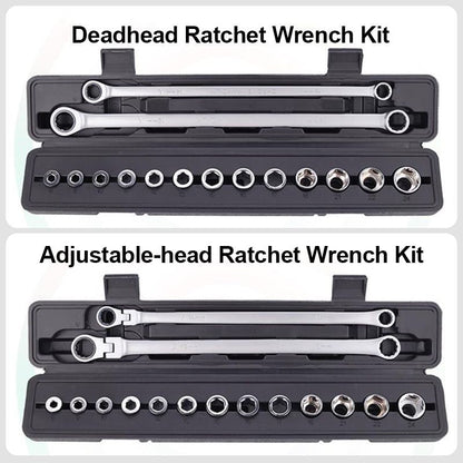 15pcs Adjustable Ratchet Wrench Kit Great Christmas Gift🎁