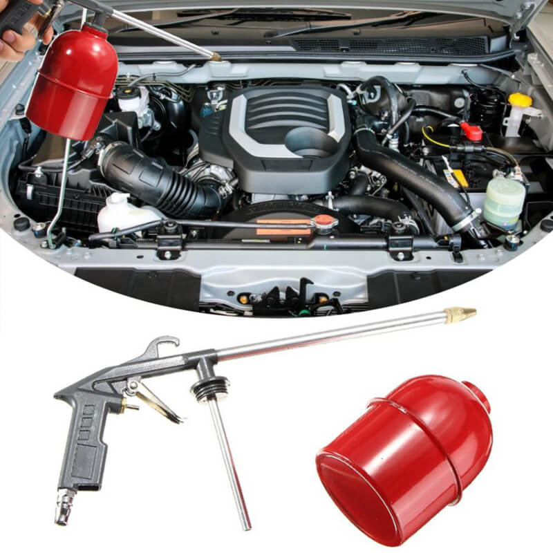 Automobile engine oil duct cleaning gun