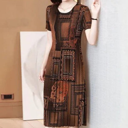 Fashionable Pleated Dress