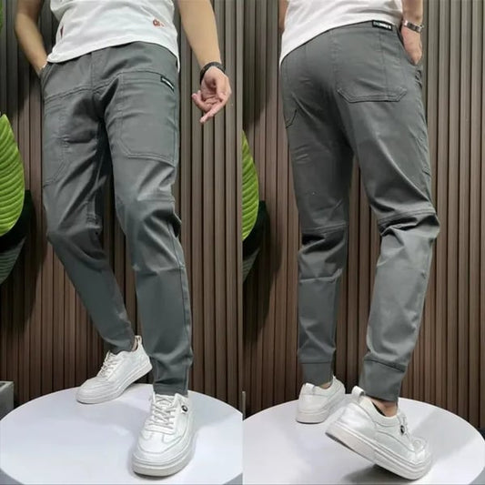 🔥2 pieces of parcels Men's High Stretch Multi-pocket Skinny Cargo Pants👖