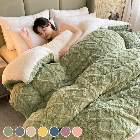 🎅[Best Christmas Gift] 🎁Thickened Super Soft Warm Plush Winter Quilt