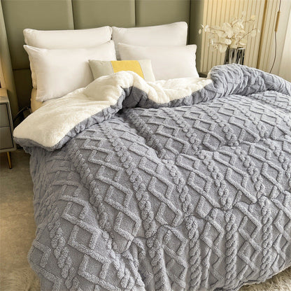 🎅[Best Christmas Gift] 🎁Thickened Super Soft Warm Plush Winter Quilt