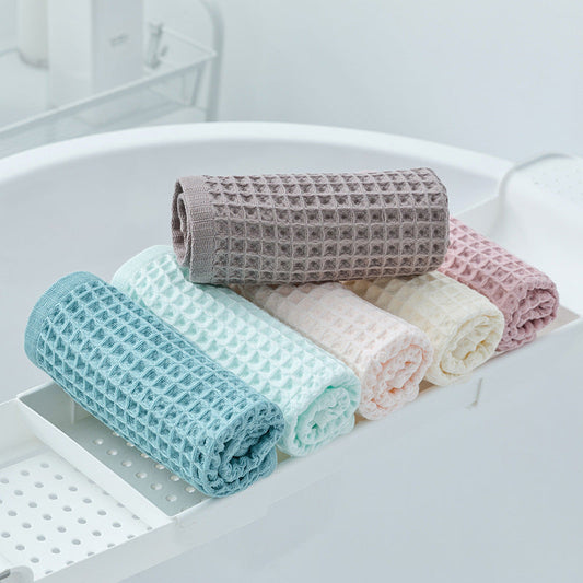 Super Absorbent Breathable Antibacterial Waffle Bath Towel