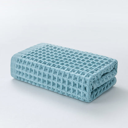 Super Absorbent Breathable Antibacterial Waffle Bath Towel