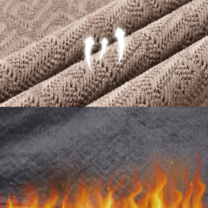 🔥🔥[58% OFF] Men's Plush Warm Fake 2-Piece Knitted Shirt