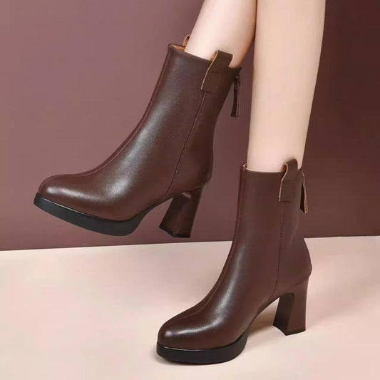 ✨2023 New👠Ladies Stylish Pointed Toe High Heel Boots🎁Free Shipping