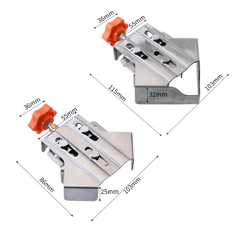 Multipurpose Stainless Steel 90 Degree Corner Clamp