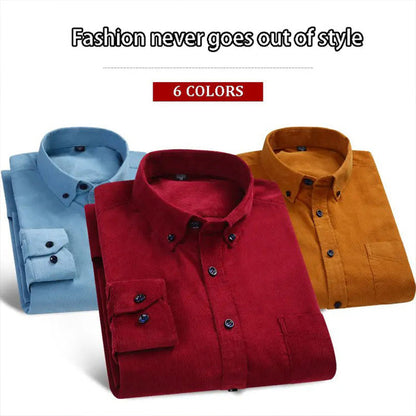 Men's Corduroy Casual Shirt