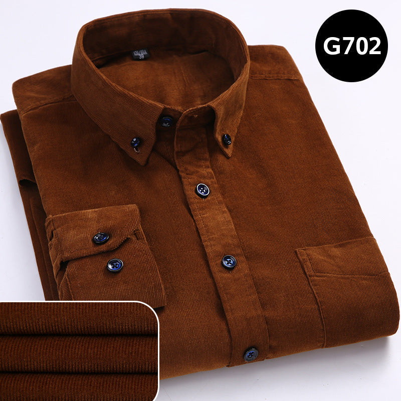 Men's Corduroy Casual Shirt