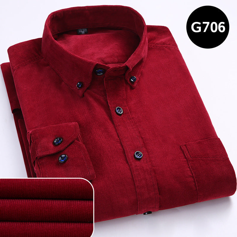 Men's Corduroy Casual Shirt