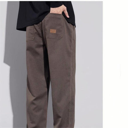 Men's Fashion Drawstring Loose Straight Leg Pants