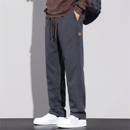 Men's Fashion Drawstring Loose Straight Leg Pants