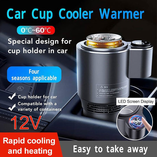 🔥Last Day Sale 50%|2-in-1 Smart Car Cup Cooler and Warmer