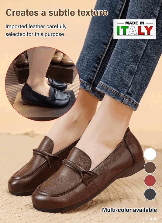 💐[Swollen Feet Customized] Calfskin Mom Shoes